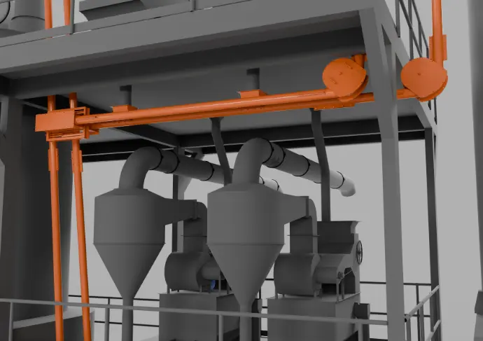 Bran Handling Using Multi Directional Conveyor